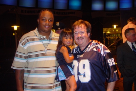 Kasen and Daddy with Lendale White